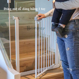 Thanh chắn cầu thang, cửa Honper( kích cỡ cầu thang to hơn có thể mua thêm thanh nối rời)