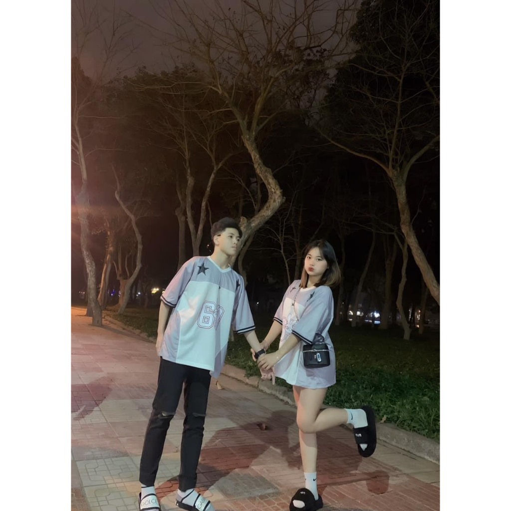 Áo Thun Bóng Đá 69 Thỏ phối Bạc Ngôi Sao Fom Unisex A1006 | BigBuy360 - bigbuy360.vn