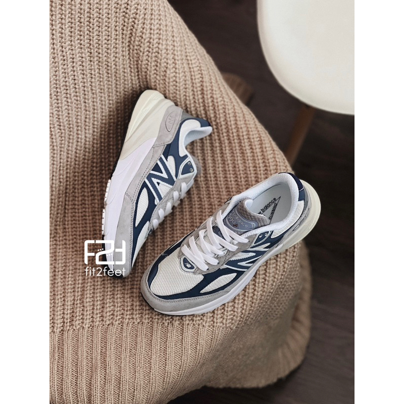 [Full Box] Giày Thể Thao N.B 990 “Grey/Blue”