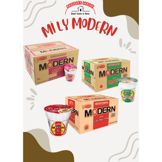 Thùng 24 Ly Mì Modern Lẩu Thái Tôm Chua Cay Mì Ly Modern Thịt Xào Bò Hầm Các Loại - 24 Ly x 65g