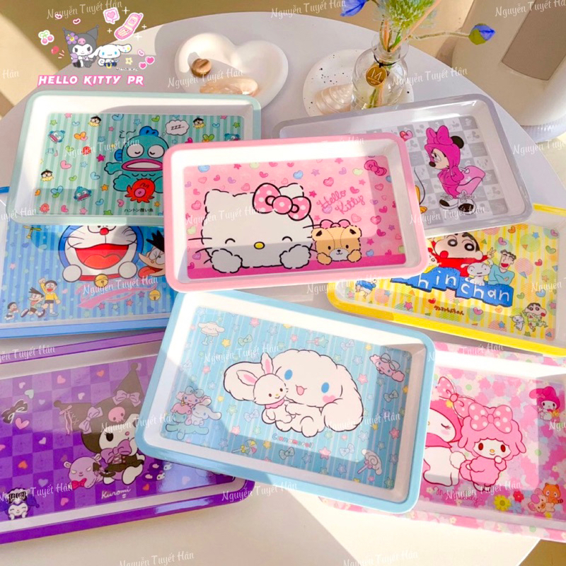 Mâm khay Hello Kitty - Doremon Doraemon