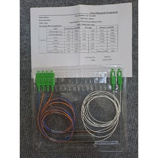 2 Bộ chia quang PLC 1x2 SC/APC (giá chưa VAT)