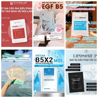 Mặt nạ Kr.Lab + mặt nạ Senademar + mặt nạ Yuejin + mặt nạ Kyunglab + mặt nạ wonjin + mặt nạ arumtown + nạ weilaiya