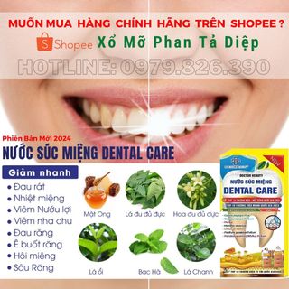 Nước súc miệng Dental Care new Bảo hành chính hãng