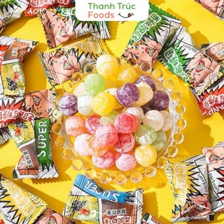 Kẹo Siêu Chua Mix Vị Super Sour Candy Soda Cola Sprite Lemon gói 100g, 200g, 300g Thanh Truc Foods
