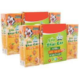Sữa Trái Cây Kun Hương Cam 180ml (lốc)