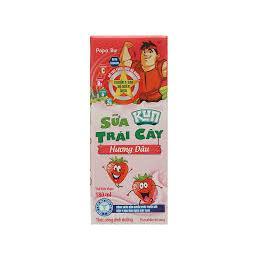 Sữa Trái Cây Kun Hương Dâu 180ml (lốc)