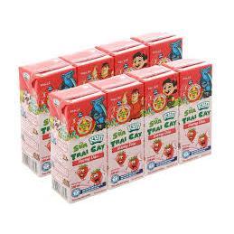 Sữa Trái Cây Kun Hương Dâu 180ml (lốc)