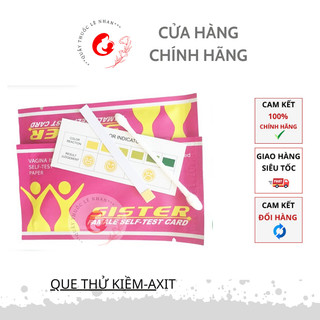 Que thử kiềm - axit sinh con trai con gái