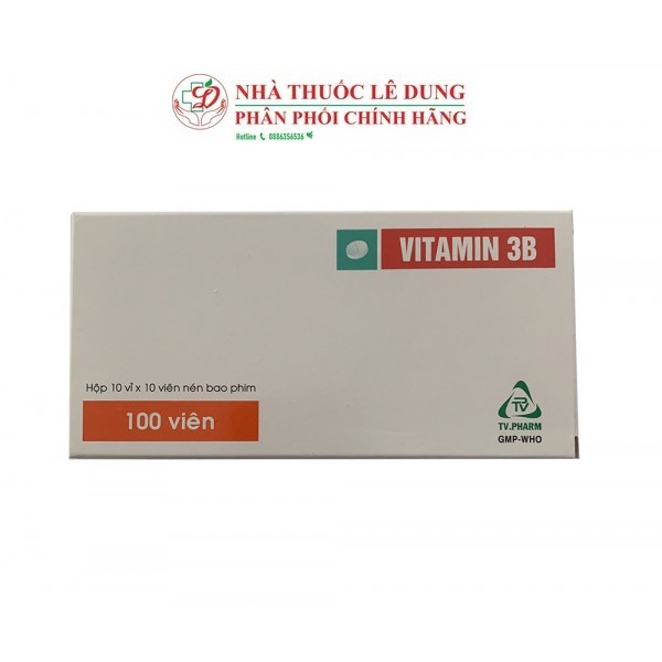 ✅ [Chính Hãng] Bổ thần kinh Vitamin B1 B6 B12 ( Hộp 100 viên )