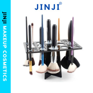 Giá phơi cọ trang điểm Makeup Brushes hình chữ nhật 26 ô JINJI