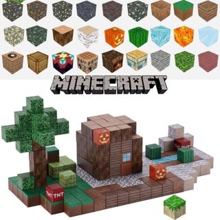 Minecraft nam châm tự làm Đồ chơi lắp ráp Khối xây dựng từ tính Khối xây dựng mô hình