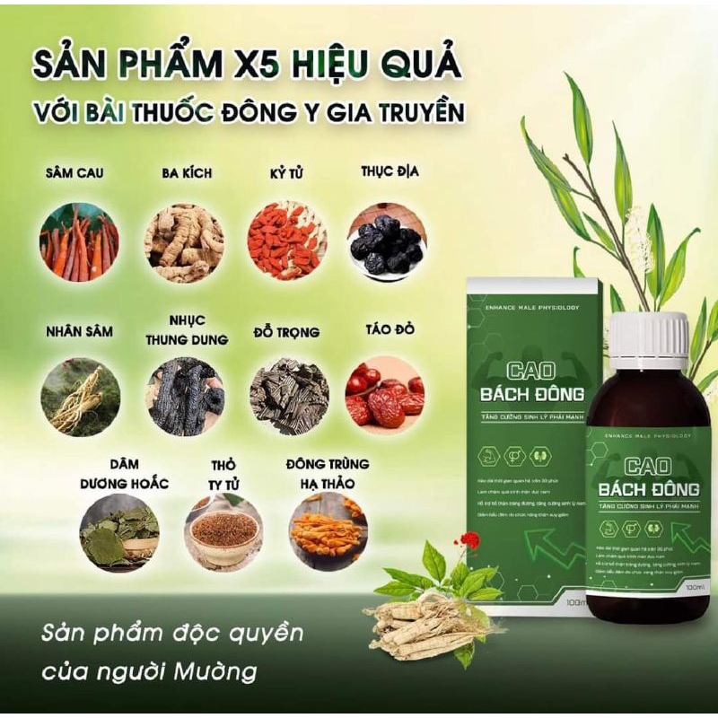 Cao Bách Đông Chính Hãng 100ml