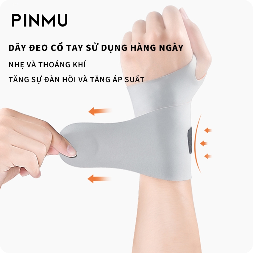 Đai Nén Nẹp Cổ Tay PINMU Tập Thể Dục Giảm Đau bảo vệ An Toàn Cho cổ tay Nam Và Nữ