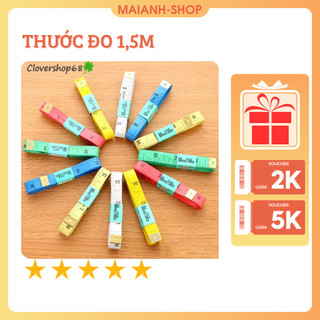 Thước dây mềm 1.5M đủ màu sắc