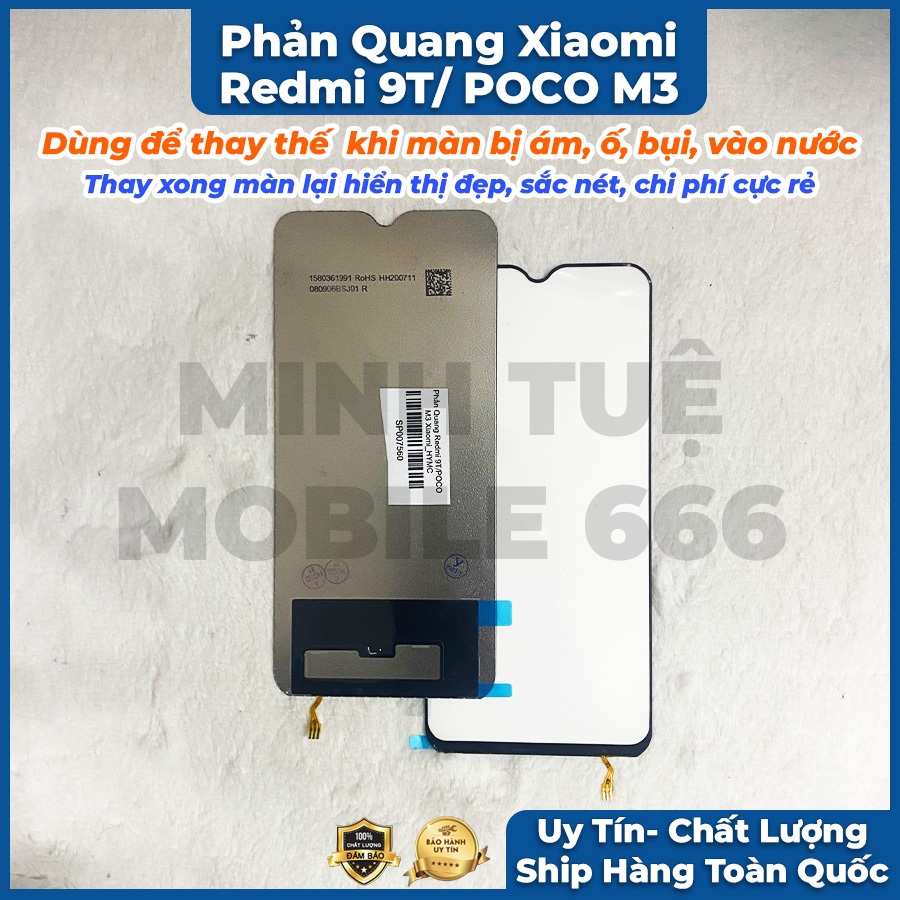 Phản quang Redmi 9T/ Poco M3,note 9 4G,POCO M2
