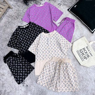 Bộ cotton lv bé gái - trai size đại cá tính , khoẻ khoắn