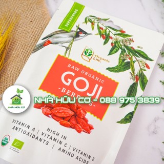 Kỷ tử hữu cơ - GREEN NATURE và ORGANIC LIFE 200g/100G - Nhà Hữu Cơ