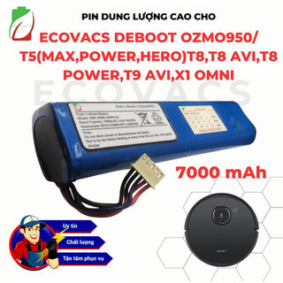 Pin robot hút bụi ecovacs deboot: t5 hero,t5max,t5 power, t8 -t9 seểie,ozmo 950,x1 omni