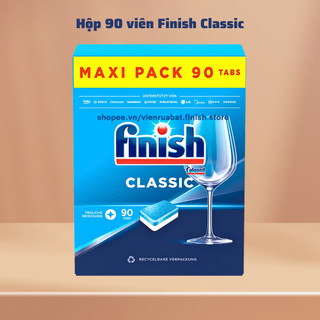 Viên rửa chén Finish Classic 90 viên chuyên dùng cho máy rửa bát máy rửa chén