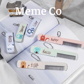 Lược gấp kèm gương mini gọn nhẹ , siêu tiện dụng