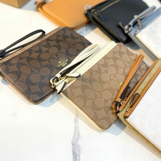 Ví C  Double Zip chất da thật mềm dày bền