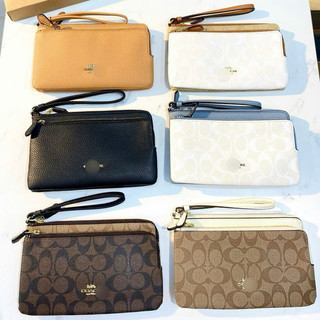 Ví C  Double Zip chất da thật mềm dày bền