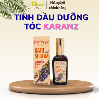 Tinh dầu dưỡng tóc Karanz Hair serum Macadamia Argan Oil mềm mượt giảm gãy rụng, giữ nếp tóc - 100ml