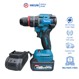 Máy khoan pin Makita M-01B 3 Chức năng Không chổi than Đầu kẹp autolock Chân pin phổ thông