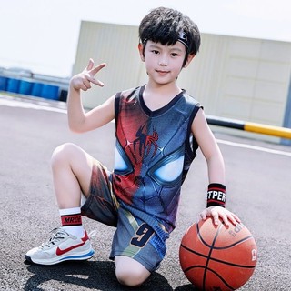 Bộ quần áo siêu anh hùng sát nách thun cotton bền đẹp size lớn