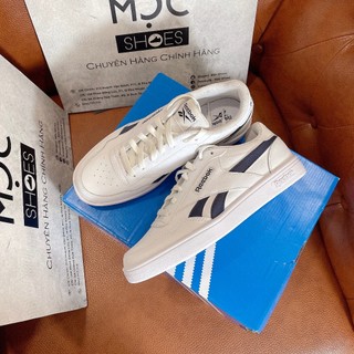 - giày reebok - đế bằng - kem -