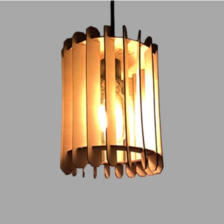 Đèn lồng gỗ DG011- Đèn gỗ thả trần trang trí nhà cửa, quán cafe, nhà hàng