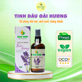 Tinh dầu Oải Hương 100ml dạng xịt phòng - Tinh dầu khử mùi, đuỗi côn trùng, tạo hương thơm dịu nhẹ