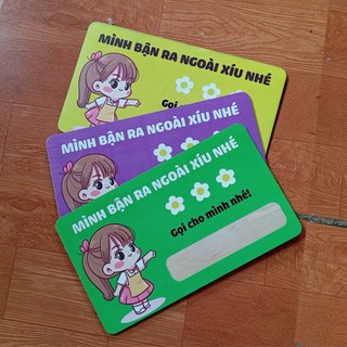 Bảng gỗ mình bận ra ngoài xíu - gọi mình nhé - in sđt theo yêu cầu - bảng gỗ trang trí cửa hàng - bảng gỗ decor