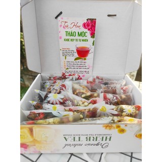 TRÀ HOA DƯỠNG NHAN THẢO MỘC MIX VỊ SET 25 GÓI LÀM QUÀ BIẾU TẶNG