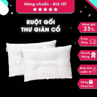 Ruột gối thư giãn cổ Everon MicroRelax 45*65 êm mềm định hình cổ vai gáy