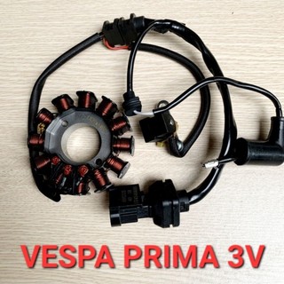 Cuộn lửa điện xe Vespa piaggio 2v 3v prima bình xăng con
