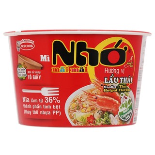 Mì lẩu Thái Nhớ mãi mãi tô 84g