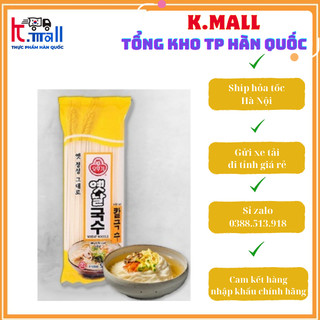 Mì sợi lớn, sợi to ottogi hàn quốc 500g dùng làm mì tương đen, mì trộn - 칼국수 .