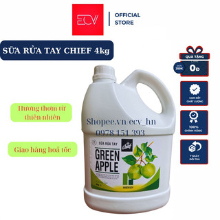 Can sữa rửa tay chief 4kg