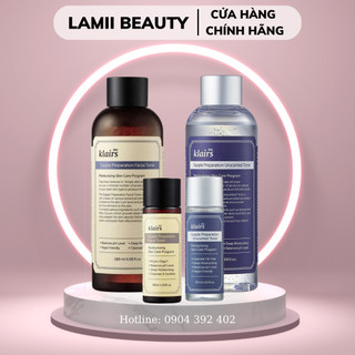 Nước hoa hồng không mùi Klairs Supple Preparation Unscented Toner mẫu mới
