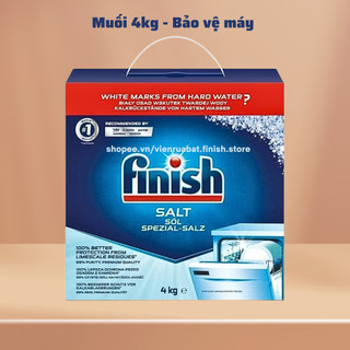 Muối rửa bát Finish 4kg viên finish bóng finish bột finish dùng cho máy rửa chén máy rửa bát.