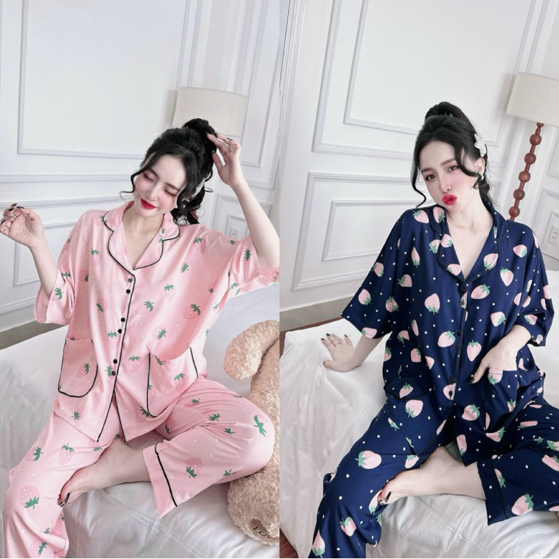 Đồ bộ Cánh dơi lụa Nhật cao cấp 3 size 50-100kg