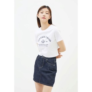 SPAO Áo crop trắng Hàn Quốc