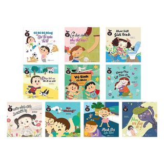 Bộ sách - Giáo dục giới tính cho bé ( 10 cuốn )