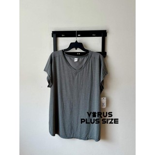 [Virusplussize] áo tập Xersion cổ tim bigsize