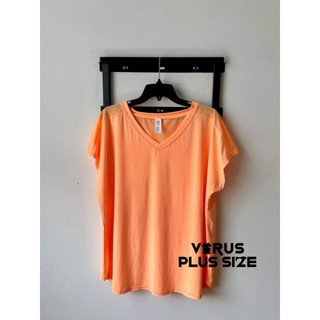 [Virusplussize] áo tập Xersion cổ tim bigsize