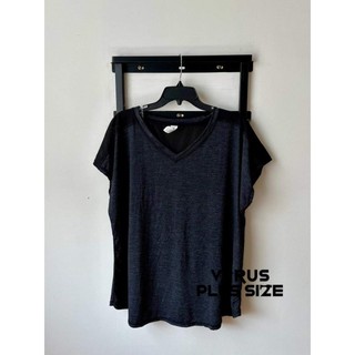 [Virusplussize] áo tập Xersion cổ tim bigsize