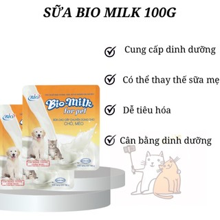 BIO MILK- SỮA DINH DƯỠNG CHO CÚN, CHÓ MÈO 100G