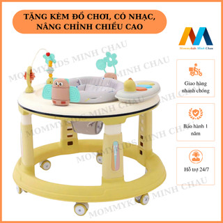 XE TRÒN TẬP ĐI CHO BÉ CAO CẤP CÓ NHẠC KẾT HỢP VỚI BÀN ĂN